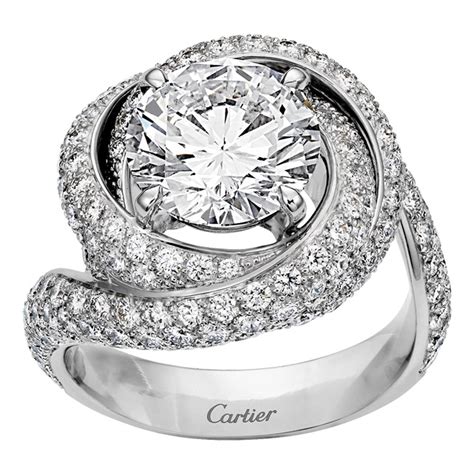 cartier diamond ring settings.